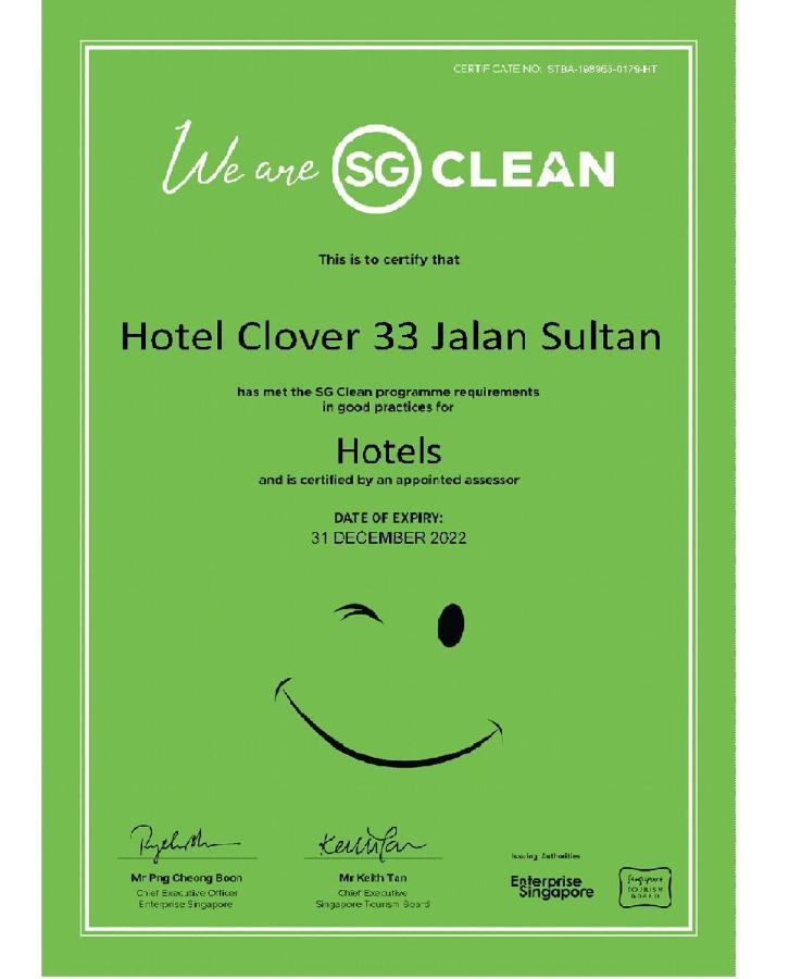 Hotel Clover 33 Jalan Sultan Сингапур Экстерьер фото
